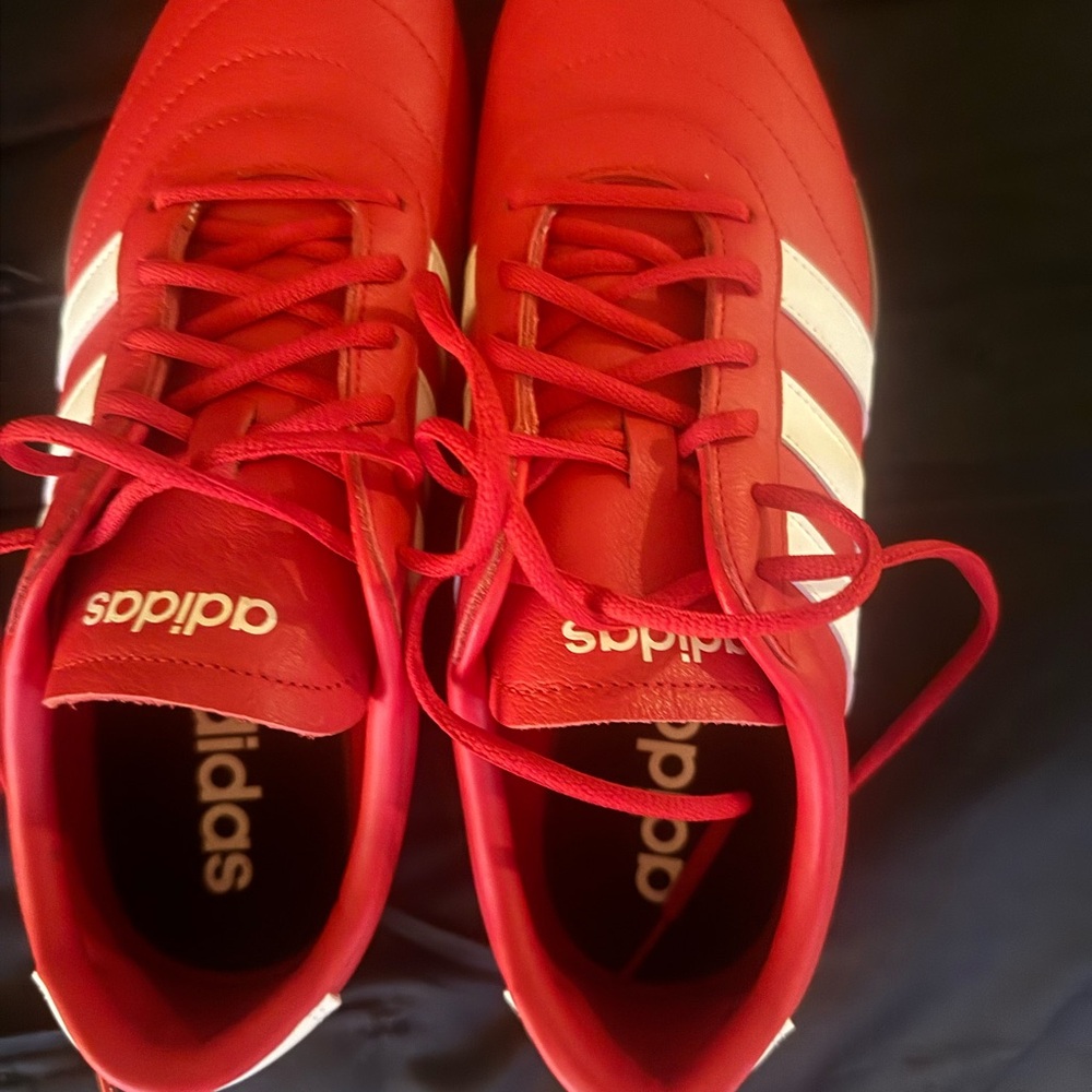 Adidas Red Athletic Shoes